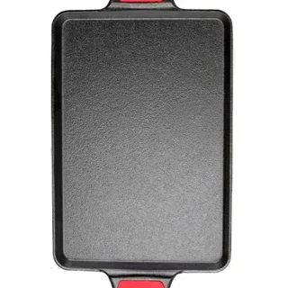 Charola hierro fundido rectangular negro 40 x 27 cm Lodge