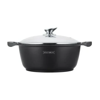 Cacerola con Tapa de Cristal 34cm 9,9L Royalty Line