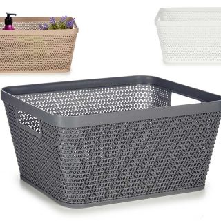 Cesta Multiuso Rectangular Mediana surtido 3 colores