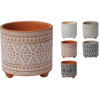 Macetero de Cerámica 12x11cm Modelo Surtido