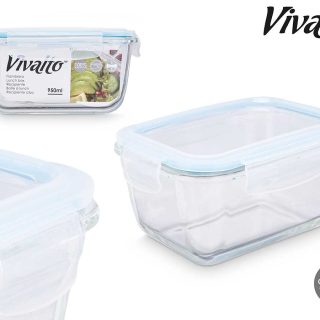 Fiambrera Borosilicato Hermética 950ml