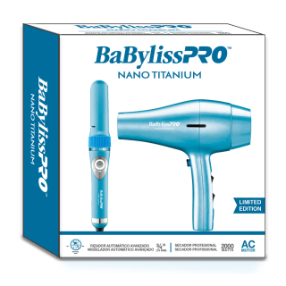 Combo BaBylissPRO Secadora 2000W + Rizador Miracurl Pro ¾” BNTPP73SR