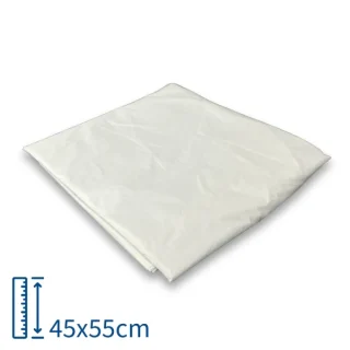 Bolsa Blanca Pequeña Para Basura x 10