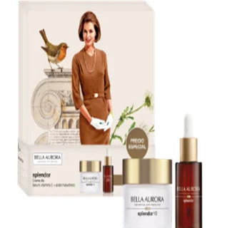 Bella Aurora Pack splendor día + splendor serum iluminador antioxidante
