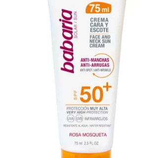 Babaria Crema Solar Anti-manchas y Anti-arrugas SPF50+