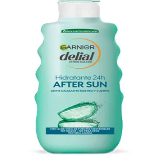 Garnier Delial After Sun Leche Calmante Rostro y Cuerpo Con Aloe Vera para Hidratar la Piel después de la Exposición Solar 200ML