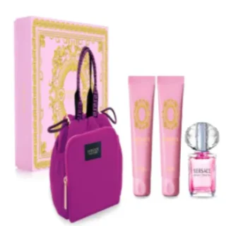 Versace Bright Crystal 90 ml + body + gel + bolso