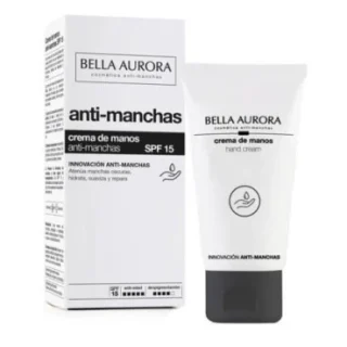 Crema de manos anti-manchas spf 15 Bella Aurora