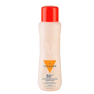 Leche hidratante bronceadora de zanahorias facial y corporal SPF 30 - 500 ml Valquer
