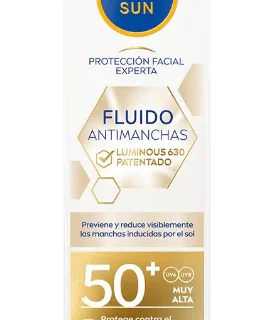 El Fluido Solar Antimanchas Luminous630 FP50+ de NIVEA SUN