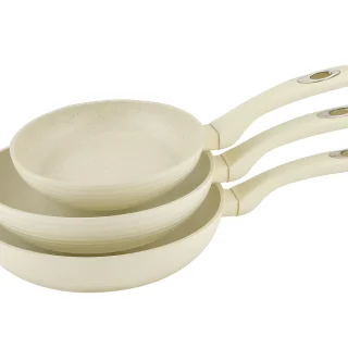 Juego 3 Sartenes Crema 20-24-28cm Royalty Line