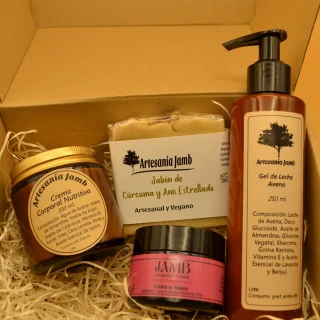 KIT CORPORAL - Navidad, Reyes, Cumpleaños, Aniversario, San Valentin, Regalo, Detalle, Jabón Natural, Crema Hidratante, Cosmética Natural y Vegana