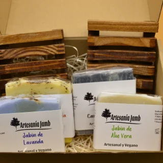 KIT JABONES - Navidad, Reyes, Cumpleaños, Aniversario, San Valentin, Regalo, Detalle, Jabón Natural, Crema Hidratante, Cosmética Natural , Cosmética Vegana