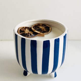 Vela de hogar «Tazavela» – Aroma Naranja y Canela