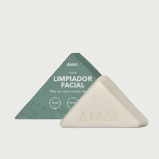 Jabón Limpiador Facial en Barra | Flor De Loto & Leche De Coco