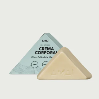 Crema Corporal Piel Sensible en Barra | Oliva & Caléndula