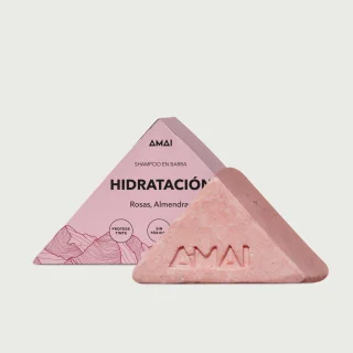 Shampoo Hidratante en Barra | Rosas & Almendras