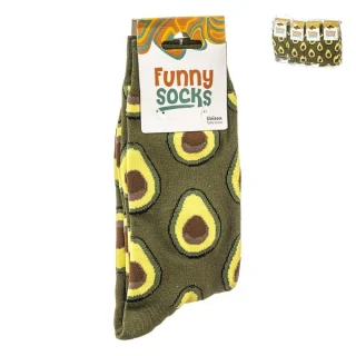 1 Par Calcetines Aguacate Funny Socks