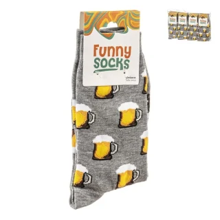 1 Par Calcetines Cerveza Funny Socks