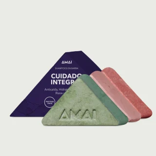 Trío De Shampoos en Barra | Cuidado Integral | Anticaída, Rizos y Volumen, Hidratación Profunda