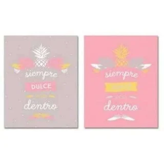 Cuadro fotoimpresión piñas dulce lienzo 40 x 50 cm 2 Modelos