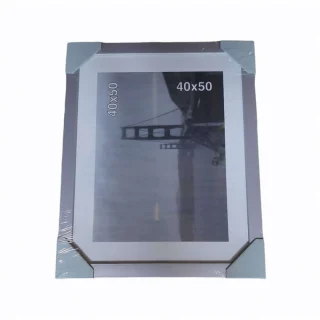 Portafotos 40x50cm Borde Plateado