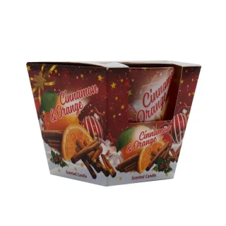 Vela Vaso Canela Naranja 115 GR