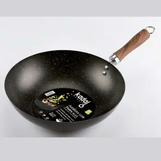 Wok Auténtico 24cm Piedra Kadal Acero al Carbono