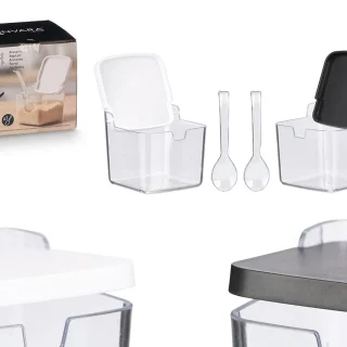 Azucarero Cuchara surtido Blanco Negro