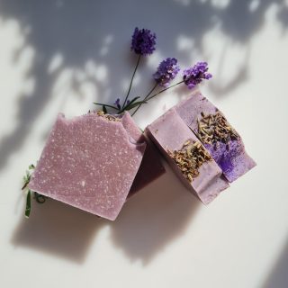 Jabón corporal de lavanda para pieles sensibles
