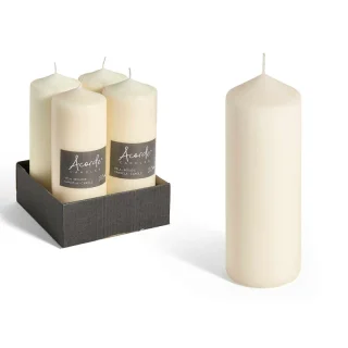 Vela Taco Crema 20cm +/- 75h