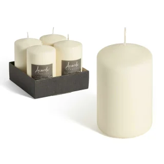 Vela Taco Crema Ancha 15cm